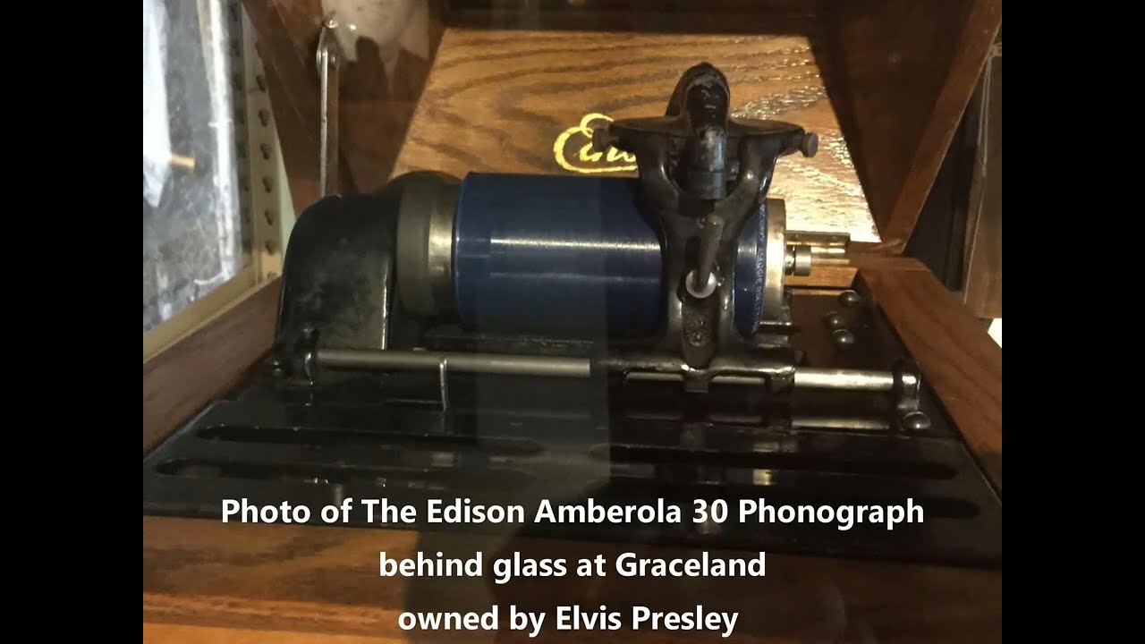 Wax Phonograph Cylinder belonging to Elvis Presley identified at Graceland (hear full recording) 