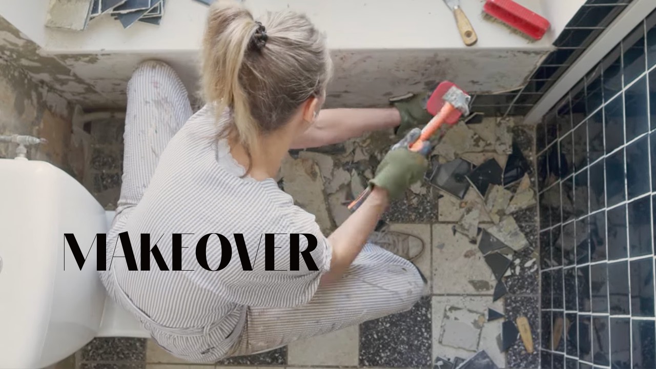 Unser Klo war eine Katastrophe! &ndash; Diese Tapete hat es gerettet!| Makeover S&uuml;dfrankreich | DIY