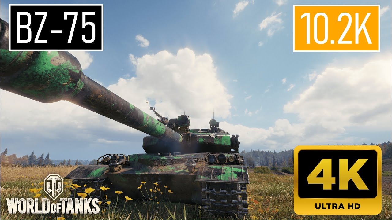 Epic BZ-75 Rampage — 10,204 dmg, 3 Kills on Malinovka | World of Tanks