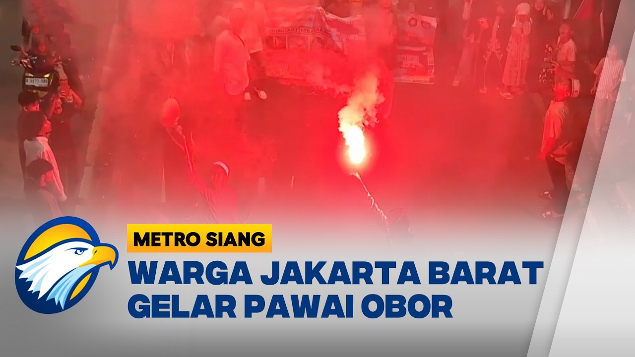 Sambut Ramadan, Warga Kebon Jeruk Gelar Pawai Obor - [Metro Siang]