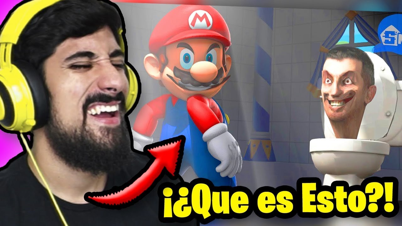 ТУАЛЕТ МАРИО ПРОТИВ СКИБИДИ 😳 | РЕАКЦИЯ SMG4