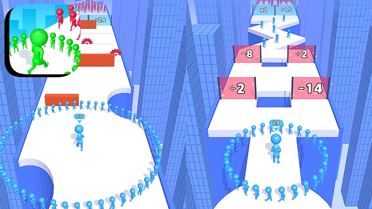 Circles Run 3D ​- All Levels Gameplay Android,ios (Levels 42-52)