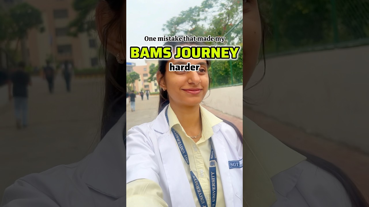 Don&rsquo;t do this mistake in your BAMS journey✨ #bams #bamsneet