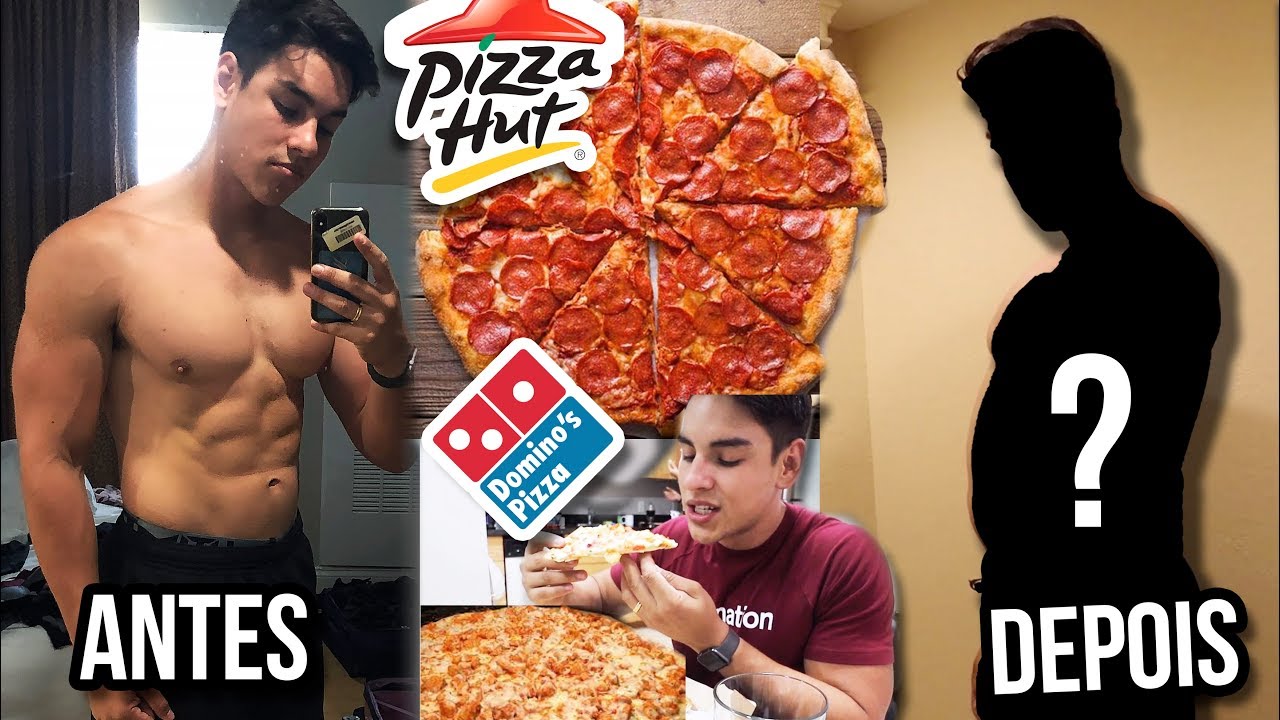 24 HORAS COMENDO SÓ PIZZA! 🍕 e Aconteceu isso... 😢 #deuruim
