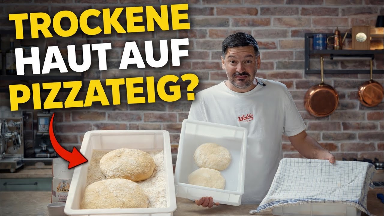 Trockene Haut auf dem Pizzateig? DAS ist der wahre Grund!