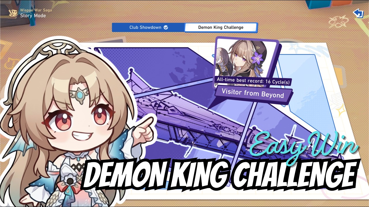 EASIEST Way to Beat Demon King Challenge | Wispae War Saga &ndash; Honkai: Star Rail