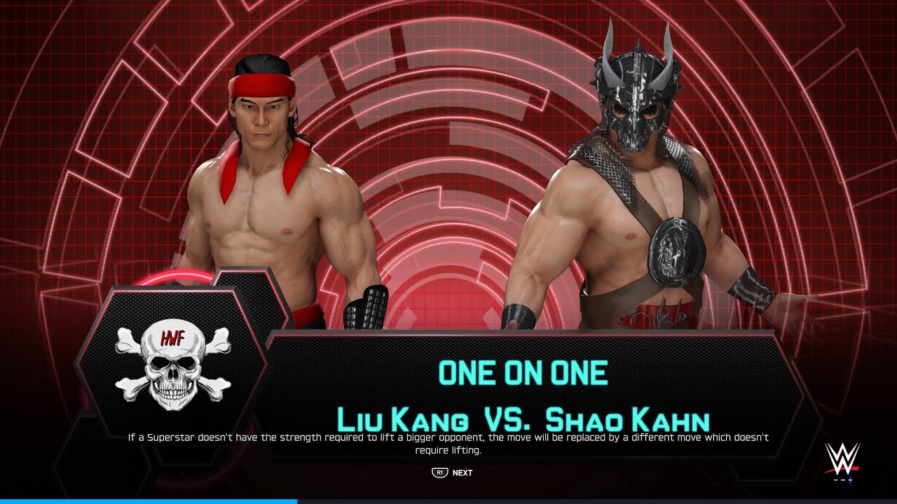 Liu Kang vs Shao Kahn in a Number 1 Contender Match for the HWF BOOOO! Championship
