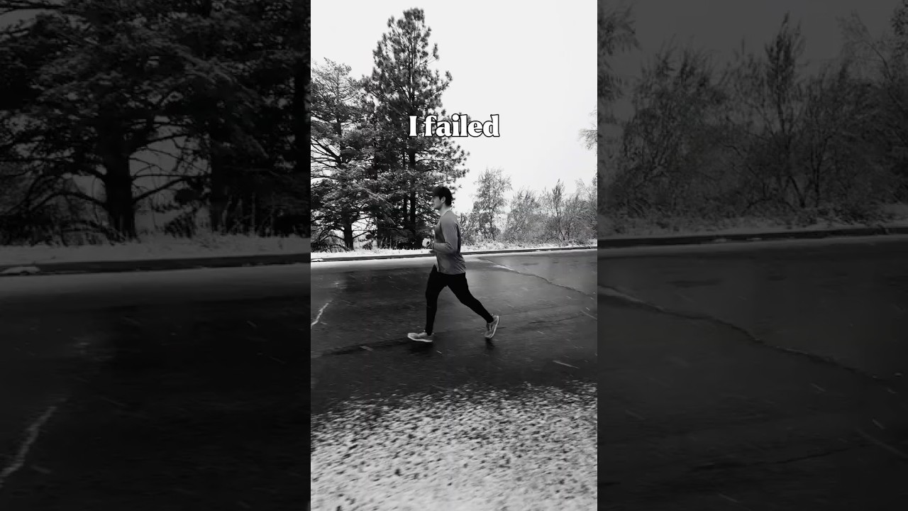 It’s over…I failed
