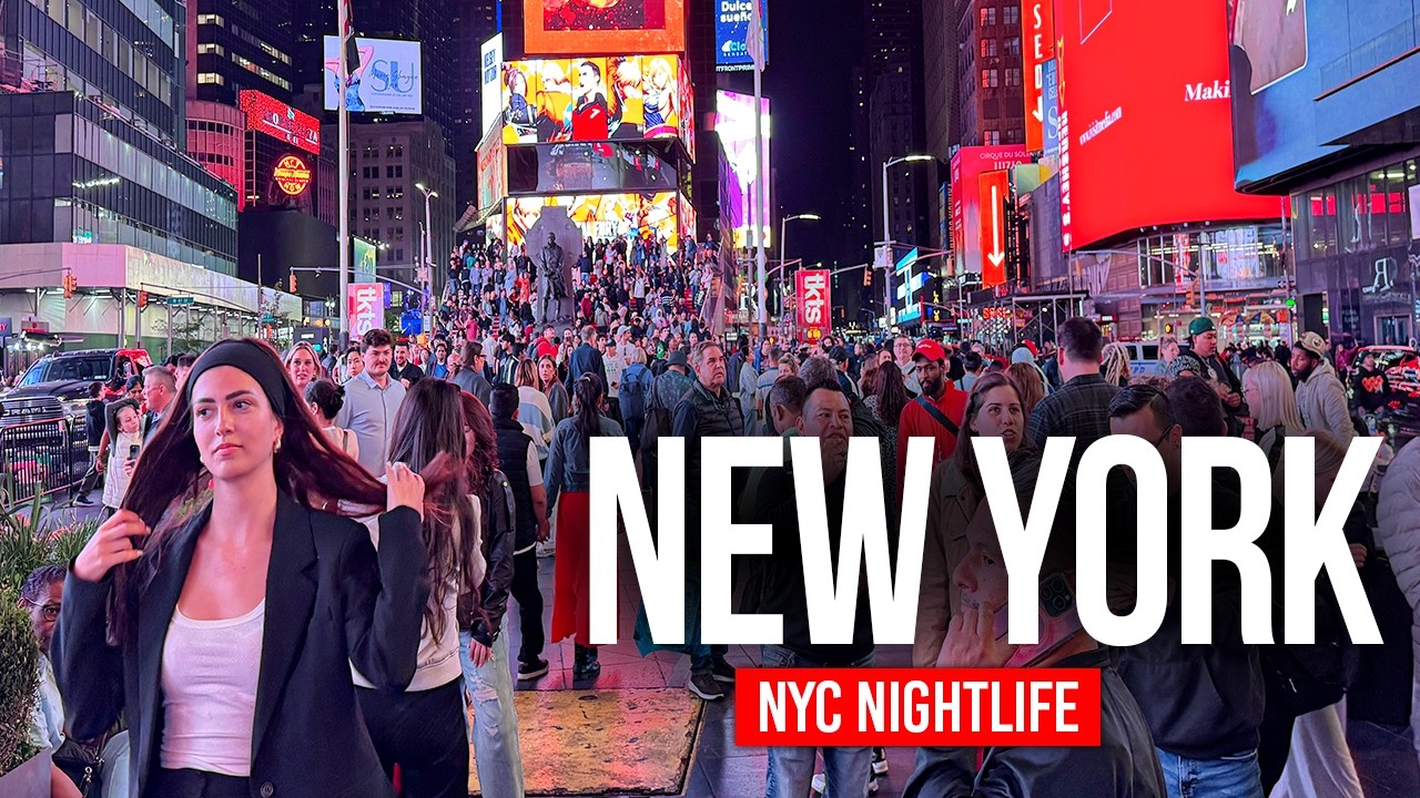 NEW YORK, USA 🇺🇸 Times Square The Magic of NYC Nights | 4K Walking Tour
