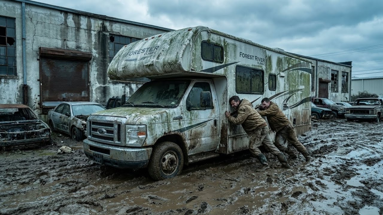 ASMR CAR RESTORATION OF A 2023 FOREST RIVER FORESTER FROM TOTAL DISREPAIR TO LOOKING BRAND NEW 🚐🔧✨