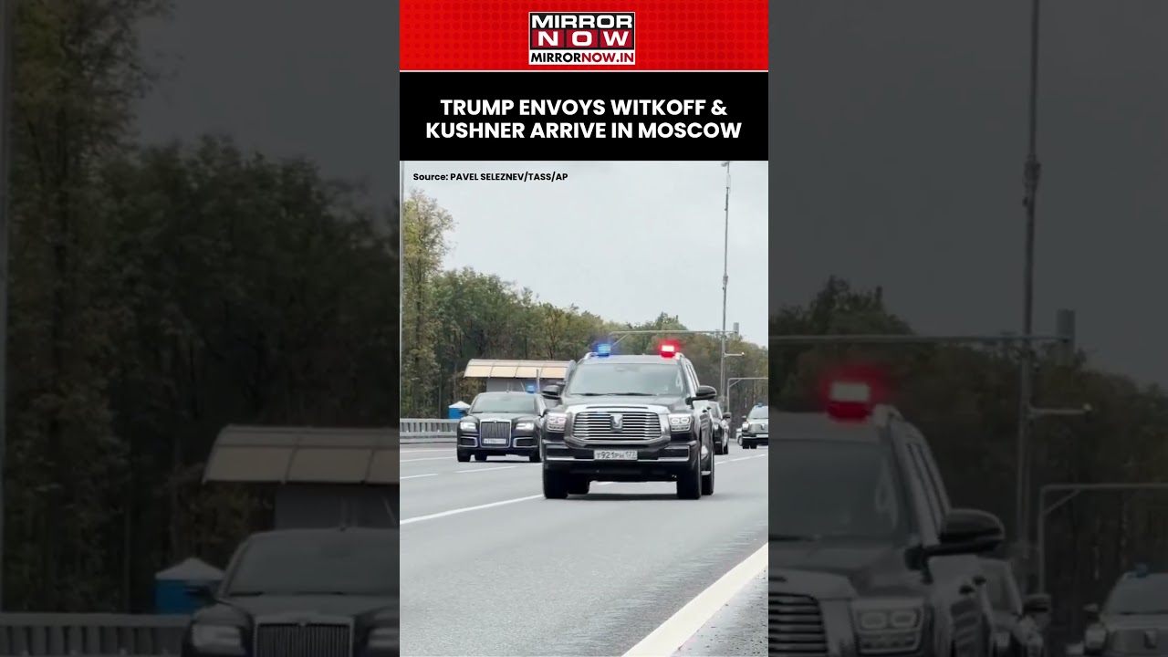 Trump's Envoy Witkoff & Kushner Arrive In Moscow For Peace Talks Amid Russia-Ukraine War #shorts