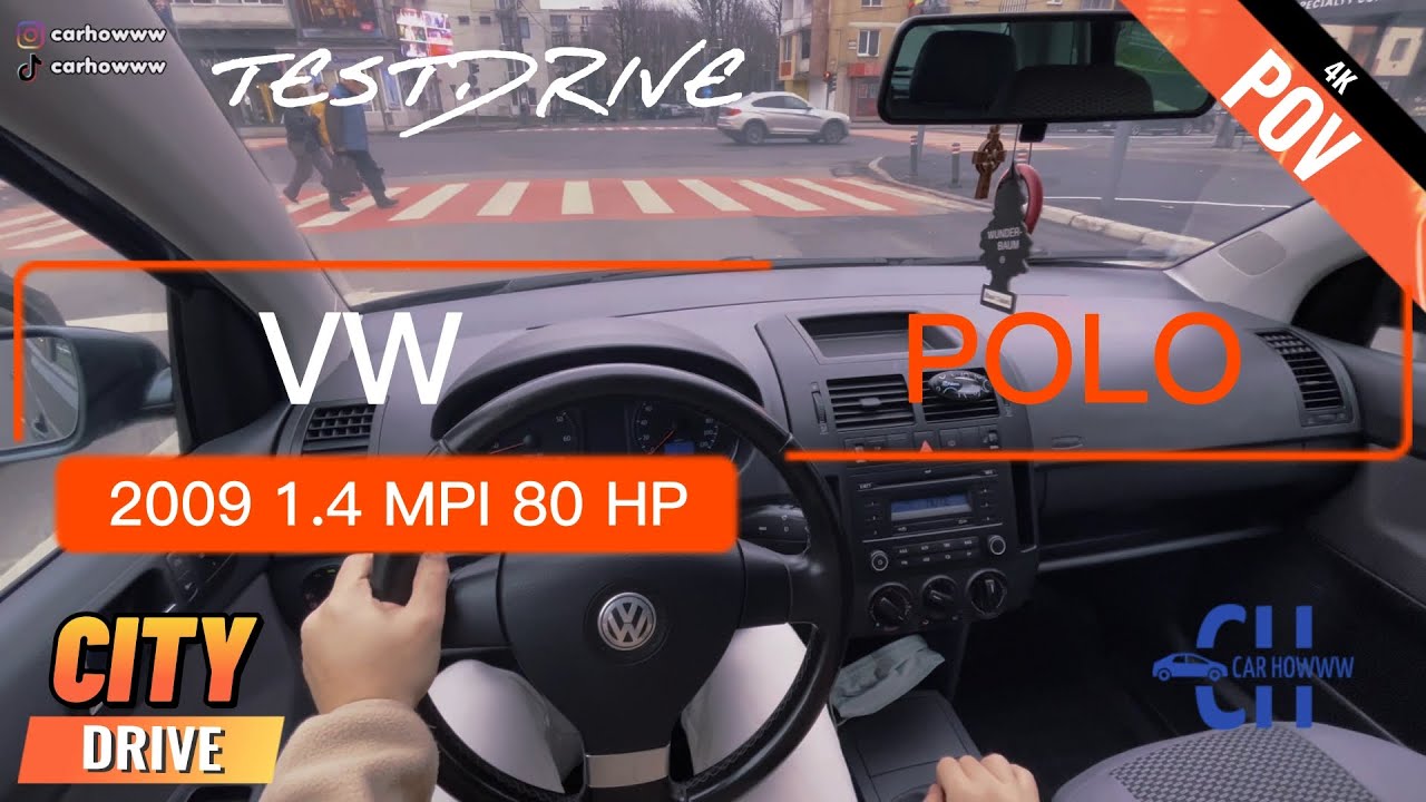 VW POLO 2009 1.4 MPI 80 HP | 4K City POV Testdrive