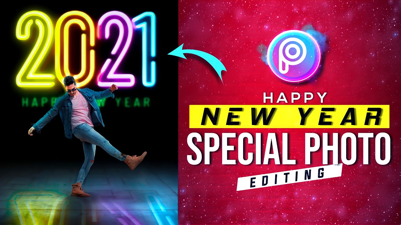 Happy New Year 2021 Special Photo Editing Tutorial | Picsart