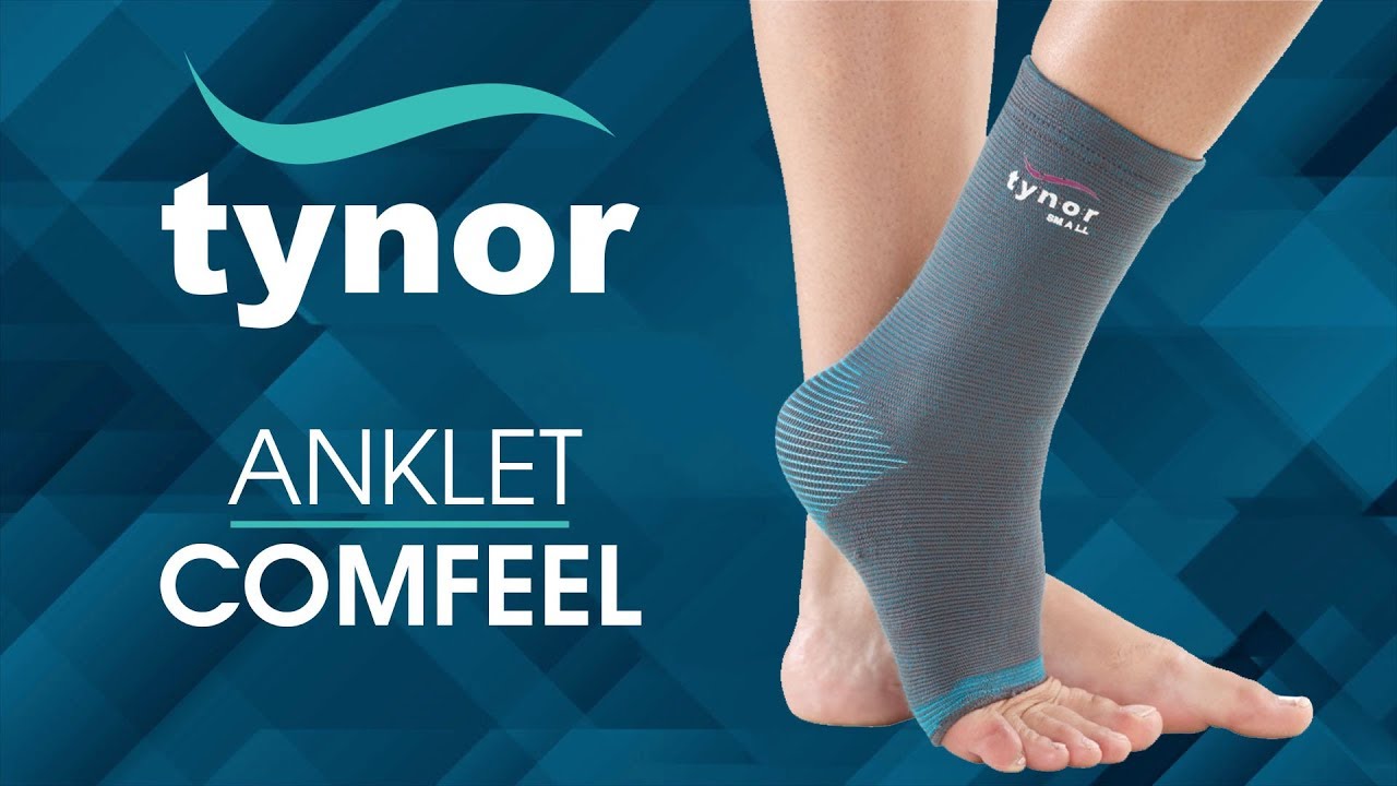 How to wear Tynor Anklet Comfeel for mild compression of the ankle |old age|arthritis|ankle sprains