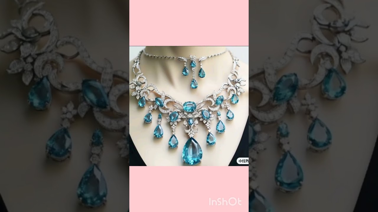 ✨ أطقم فخامة لا تُقاوم | كوليهات وسلاسل تكمّل أناقتك 💎💫#أطقم_إكسسوارات #كوليهات_فخمة #ستايل_بنات