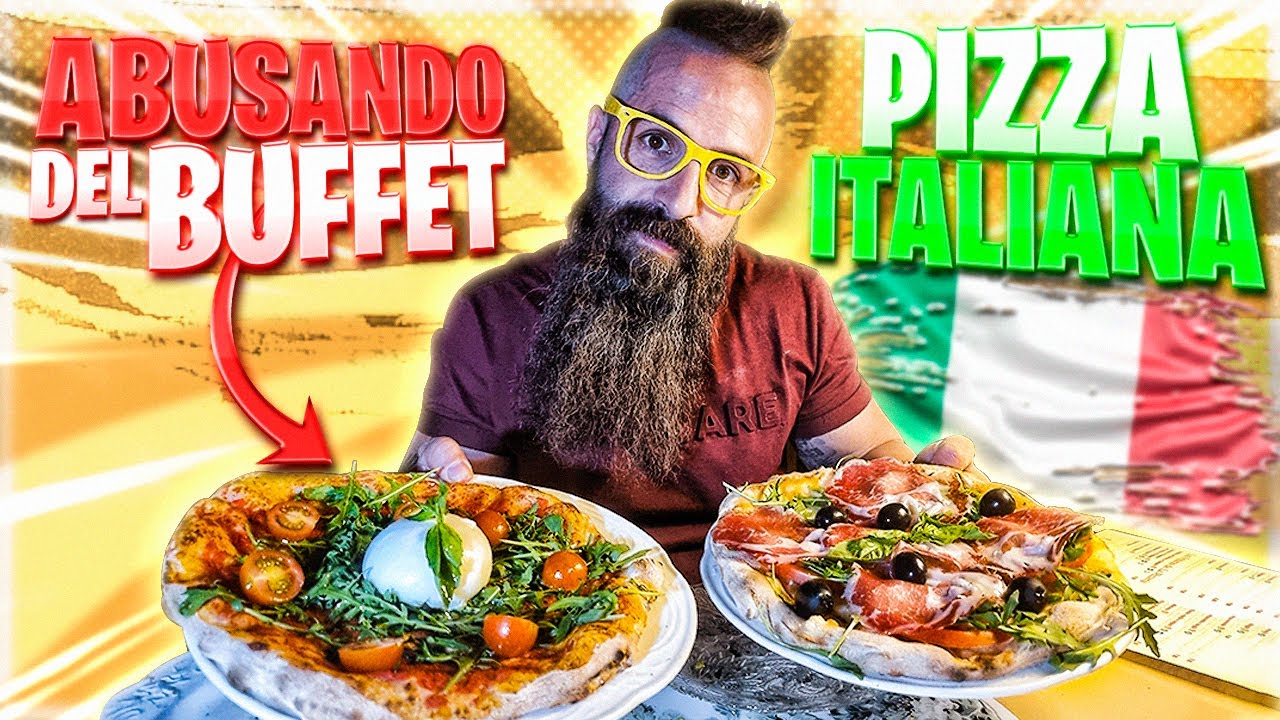 ABUSANDO DEL BUFFET DE PIZZA AL ESTILO CLÁSICO POR 12 EUROS
