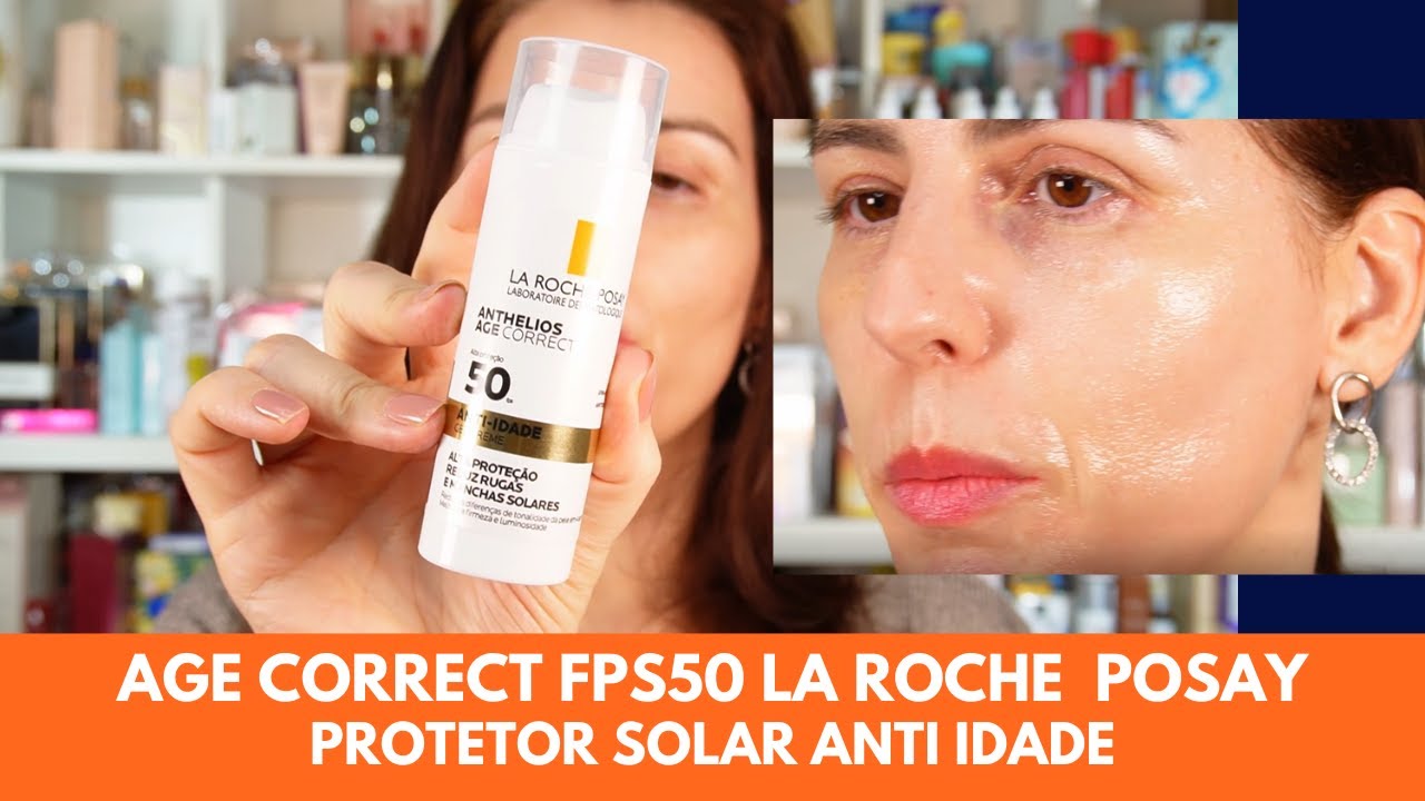 Anthelios Age Correct fps50 La Roche Posay resenha de protetor  solar anti   idade