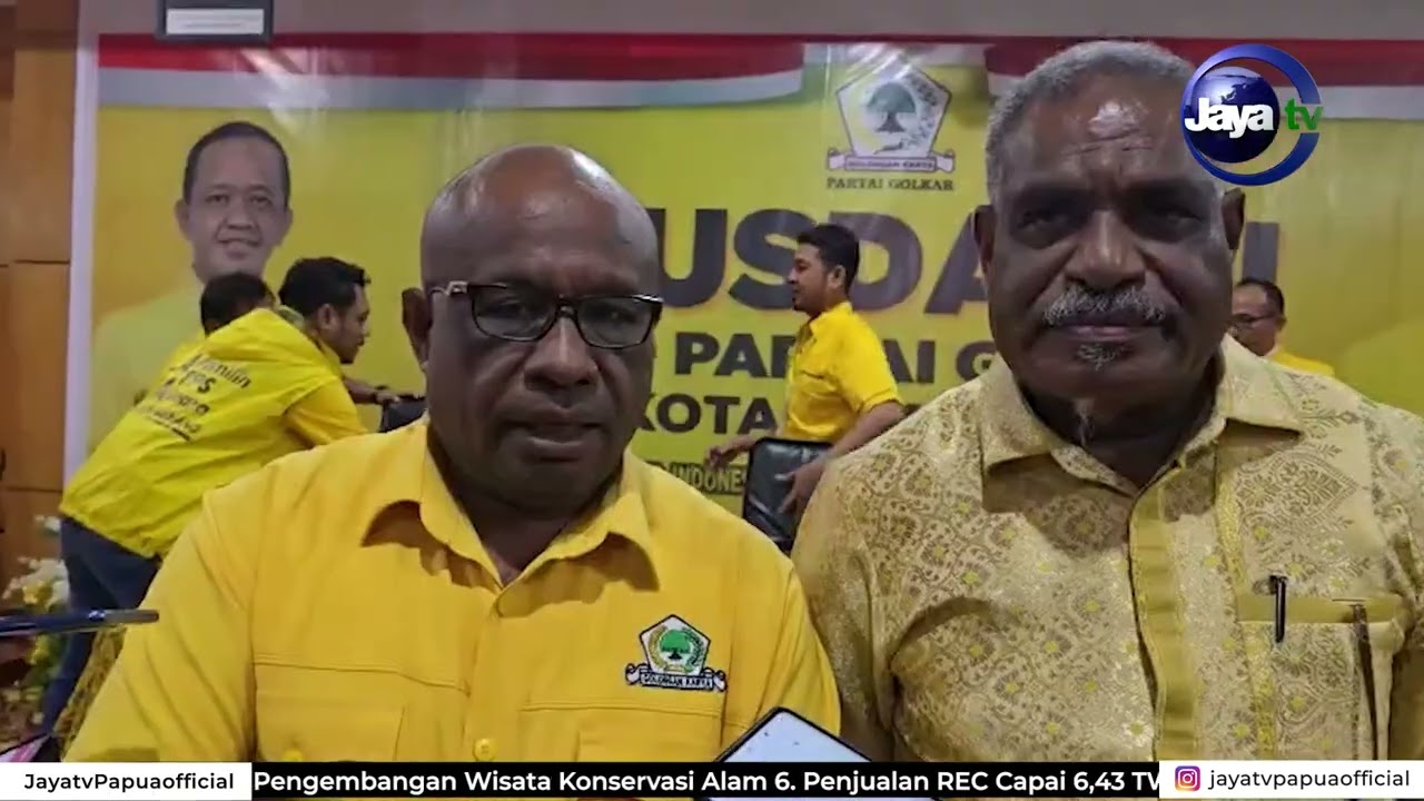 Musda VII Jadi Ajang Konsolidasi, Abisai Rollo Daftar Lagi Ketua Golkar Jayapura