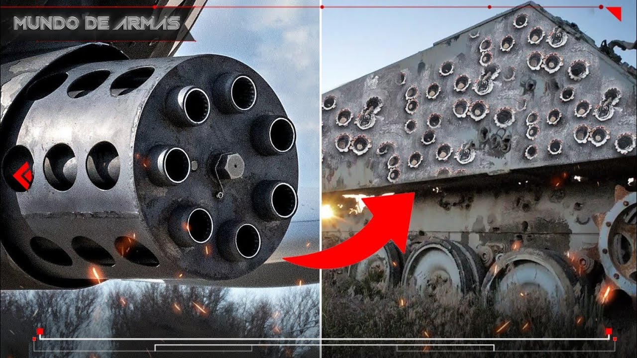 La ÚNICA ametralladora del PLANETA capaz de convertir TANQUES en CHATARRA | GAU-8 Avenger