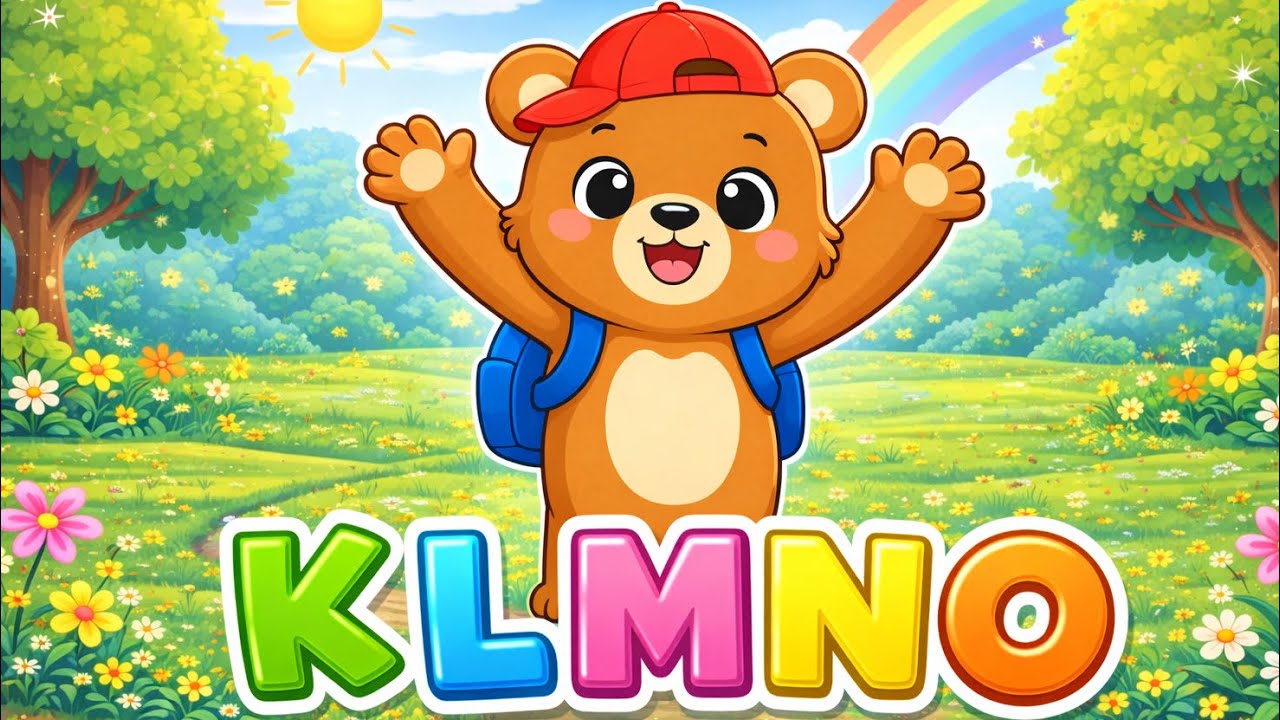 ABC Song K to O | Learn Letters K L M N O with Kimo the Bear 🐻 | Kids Alphabet Song
