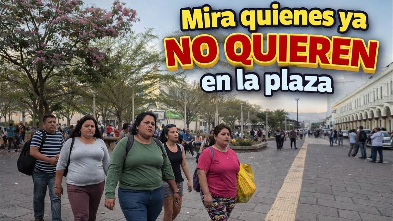 DICEN QUE YA NO QUIEREN GRUPOS EN LA PLAZA SERA..?