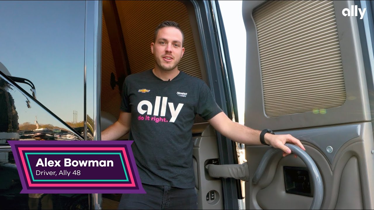 Inside Alex Bowman's bus