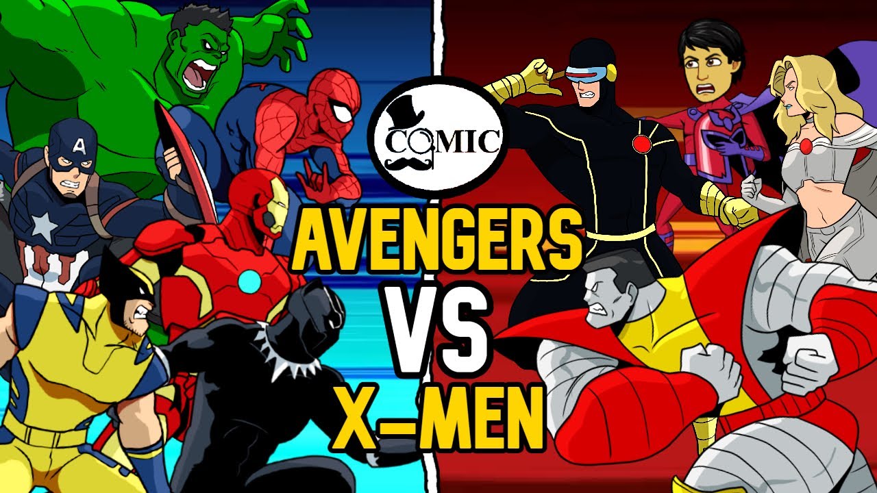 AVENGERS vs X-MEN || Video Comic Animado