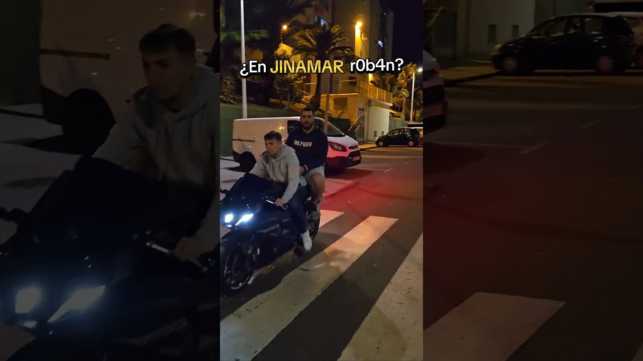 &iquest;En JINAMAR Roban?⚠️ HUMOR HUMOR HUMOR ⚠️#humor #jinamar #viral #robo #canarias #moto