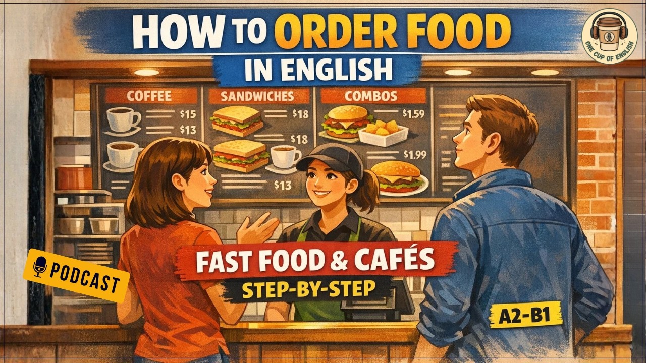 English for Cafés & Fast Food | Ordering Food Naturally