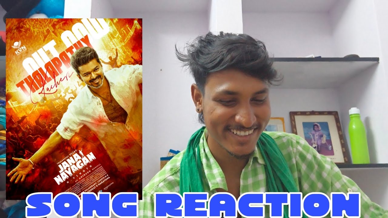 Jananayagan Thalapathy Kacheri Song Reaction Video #thapathykacheri #jananagan #vijay #1stsingle #yt