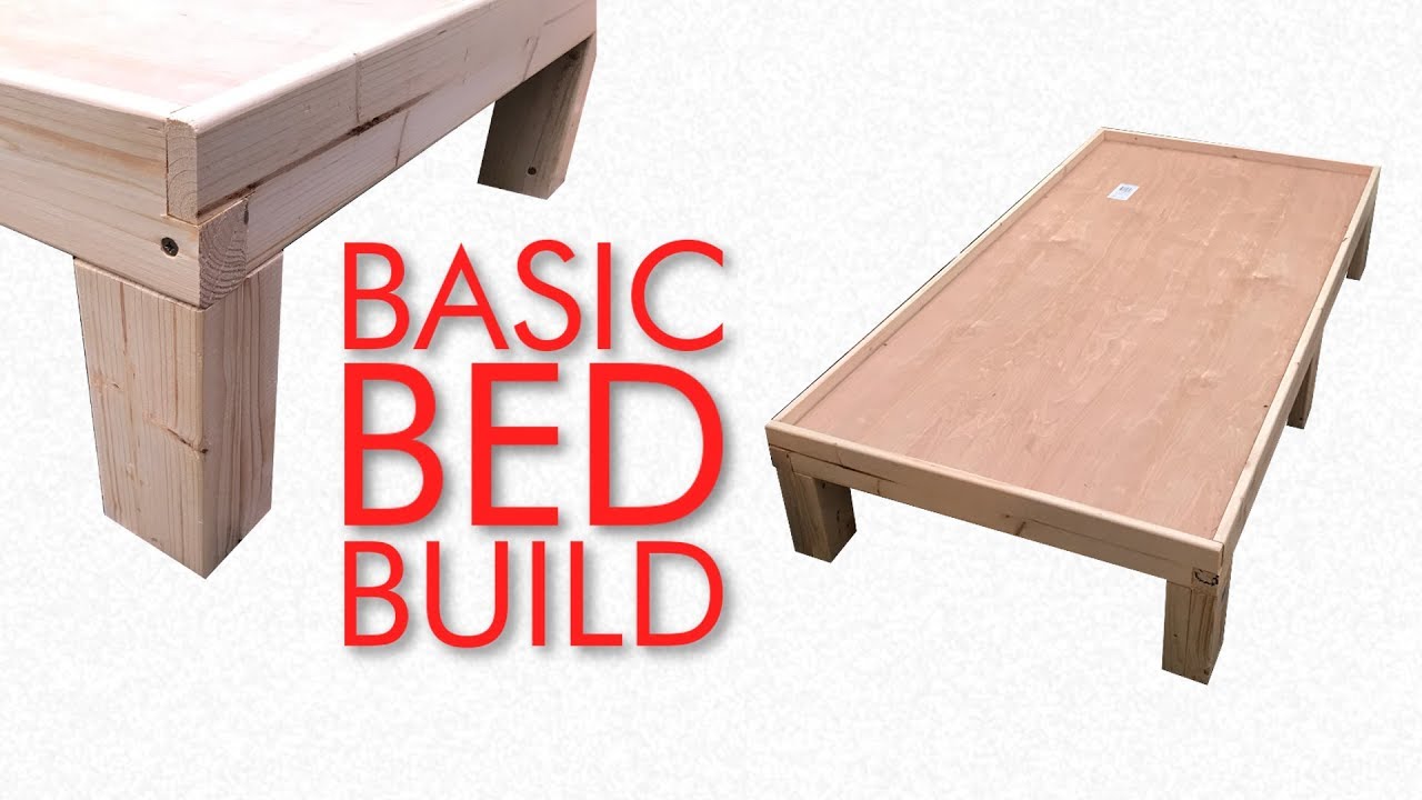 How To Make A VERY Basic Kids Bed Frame