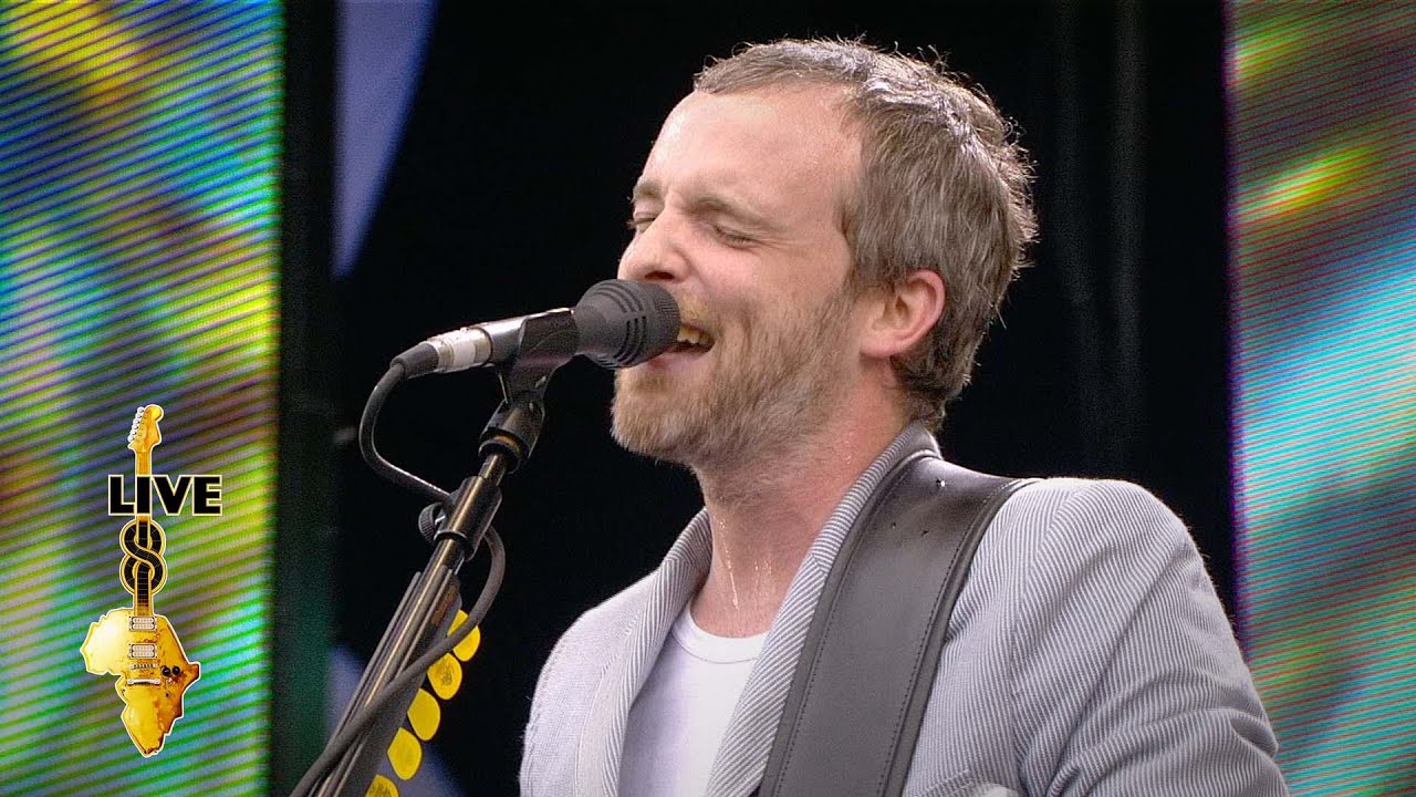 Travis - Side / Stayin' Alive (Live 8 2005)