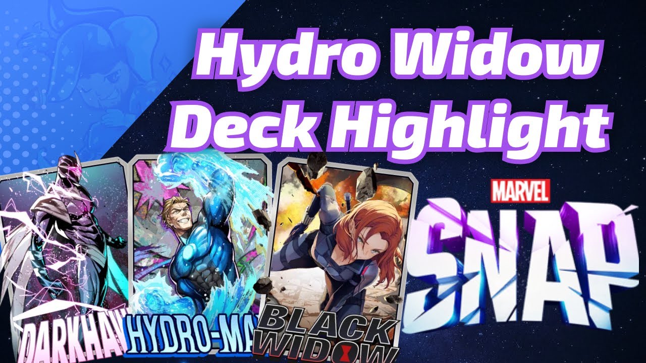 Hydro-Man Darkhawk chokes their draw with Black Widow | Marvel SNAP Deck Highlight