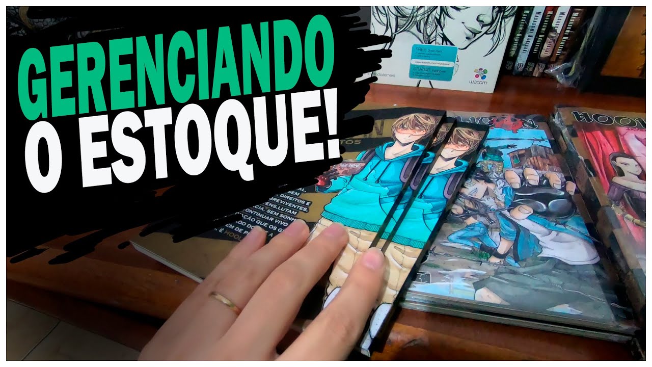 Gerenciando estoque de Hooligan | Rotina Mangaká