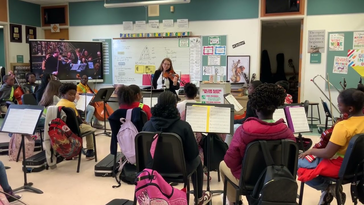 UBK 5th Grade Orchestra Rehearsal