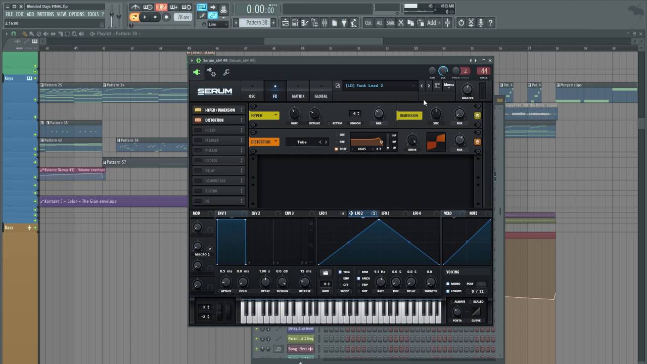 Vibrato Lead Sound Design in Serum