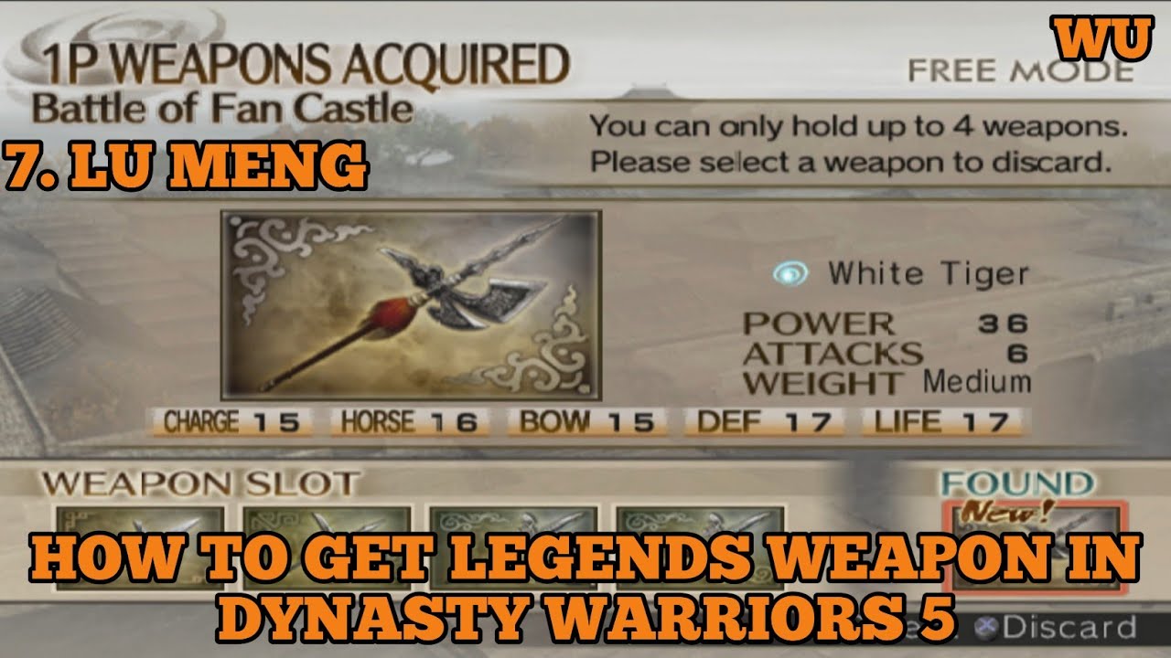 Cara Mendapatkan Senjata Terakhir Lu Meng | Dynasty Warriors 5 | No Commentary
