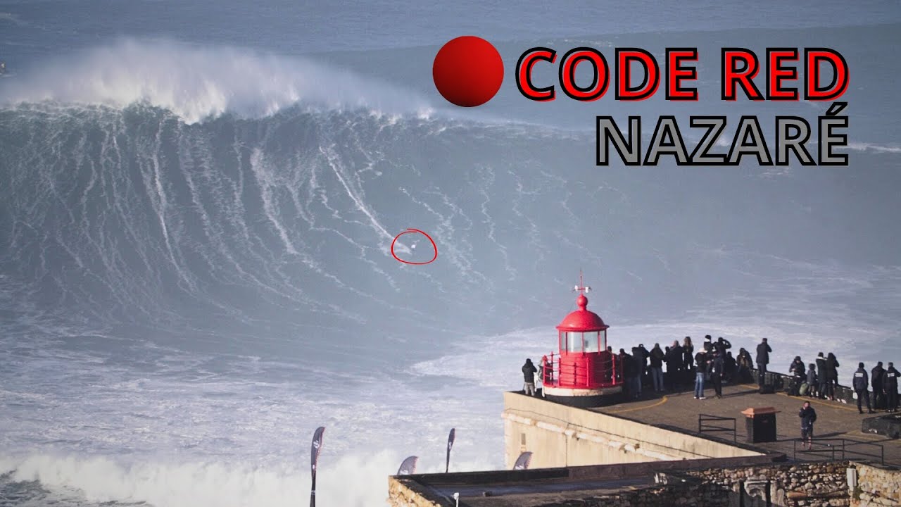 RED CODE at NAZARÉ: Nazaré Biggest Swells #nazare #bigwavesurfing #redcode