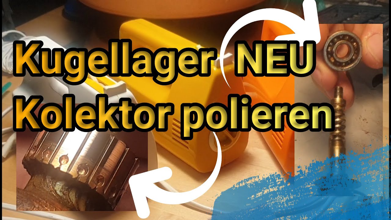 DDR Handmixer RG25/ RG28S Kugellager wechseln und Kollektor reinigen | Philipp