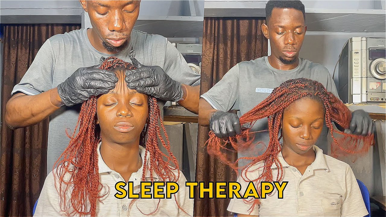 Asmr full Head Scalp Scratch Massage, Neck & Shoulder Massage for Sleep & Relaxation