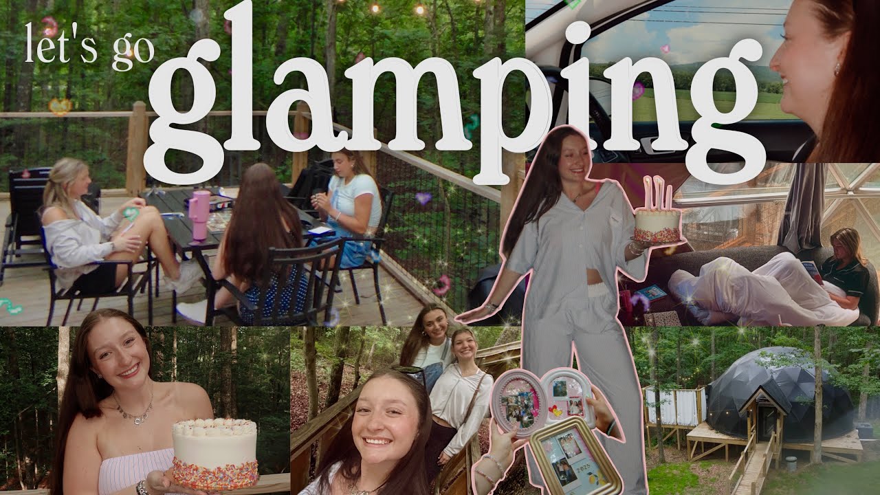 my 19th birthday 🧁 let’s go glamping in the mountains!!🤍⛰️