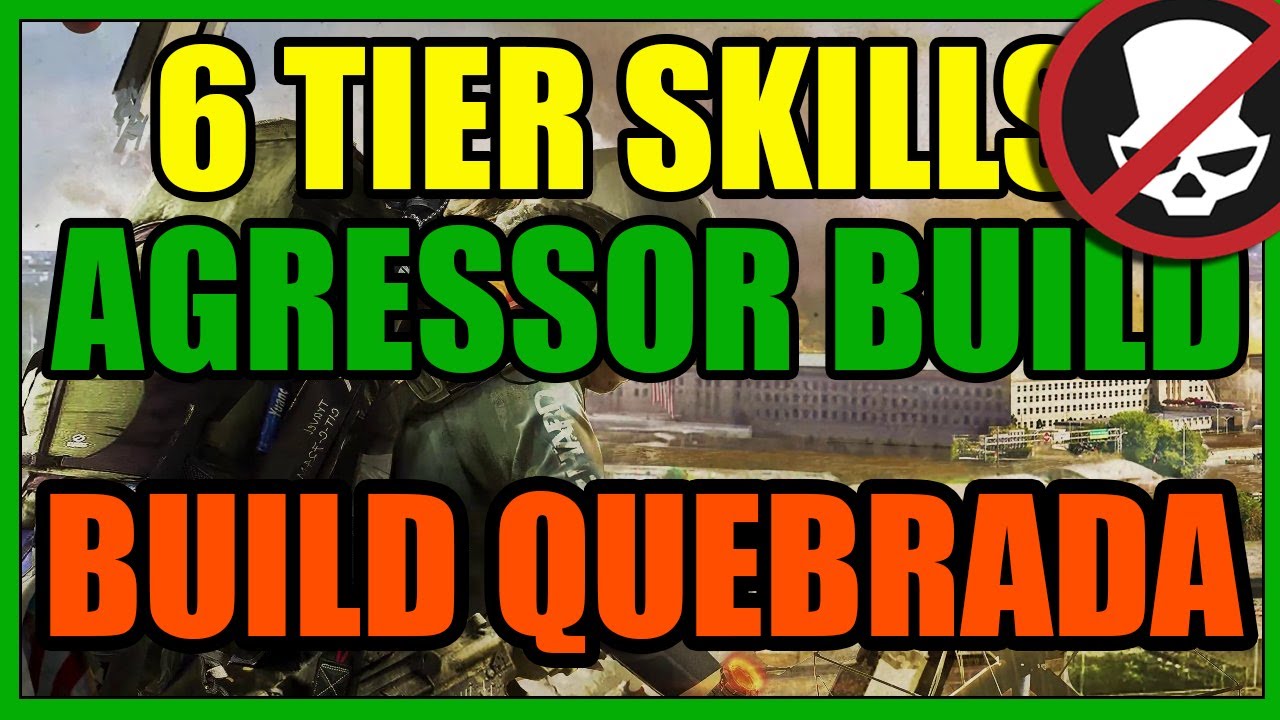 THE DIVISION 2 / 6 SKILL TIER BUILD AGRESSOR TOTALMENTE QUEBRADA INSANA / DANO TORRETA E DRONE