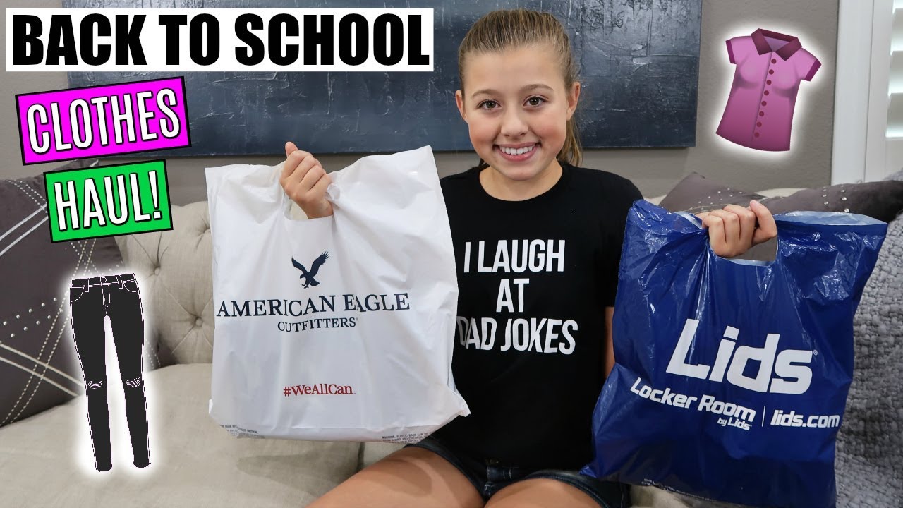 BACK TO SCHOOL SHOPPING! TEEN CLOTHES HAUL!