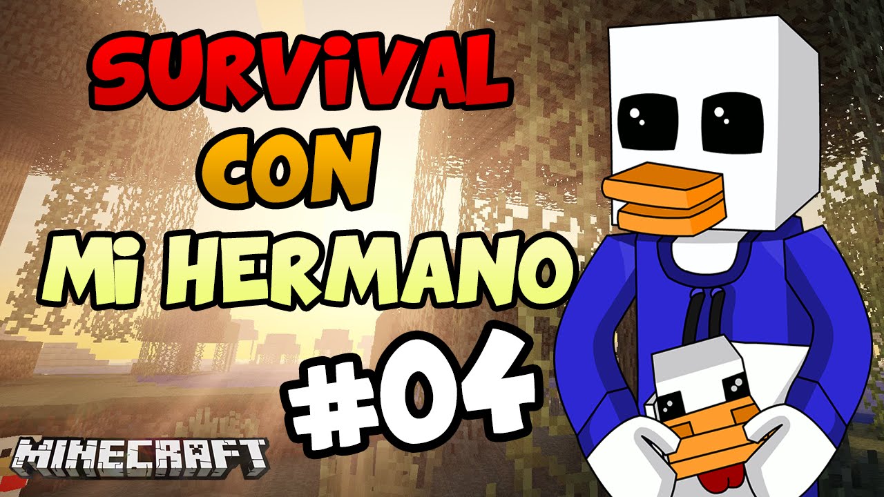 MINECRAFT SURVIVAL CON MI HERMANO | EP.4: ¿DAIAMONDS IN DA SKAI?