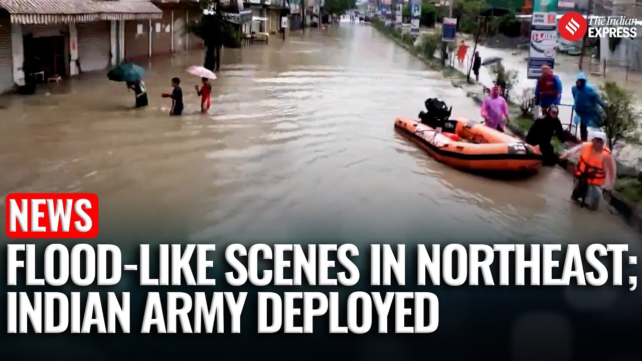 Imphal Reels Under Flood-Like Situation After Days of Incessant Rainfall
