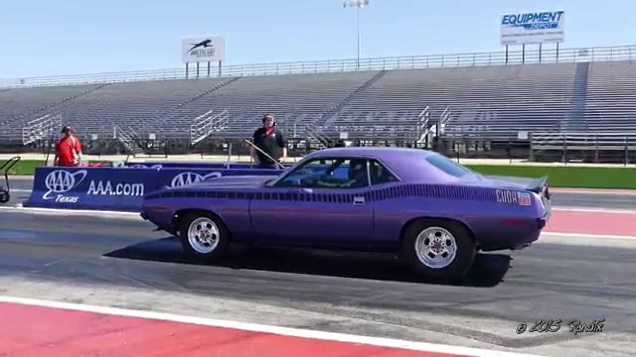 Plum Crazy Cuda SemiFinals BYE Run MegaMopar 2015