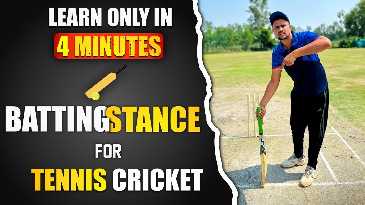 🔥 Batting Stance For Tennis Cricket | How To Grip Bat In Tennis Cricket | Batting Stance In Cricket