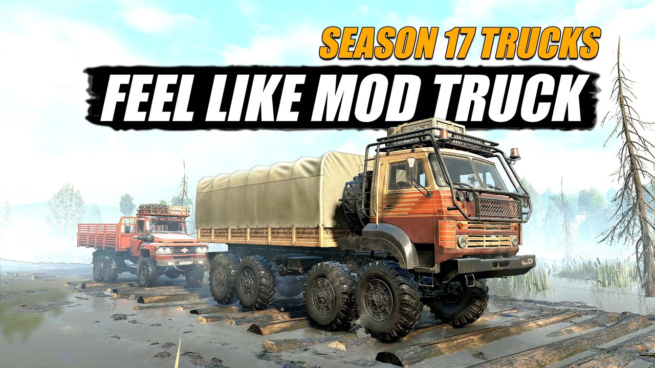 Snowrunner New Season 17 Trucks Review | Voron G 5352 & Jangsu RX600