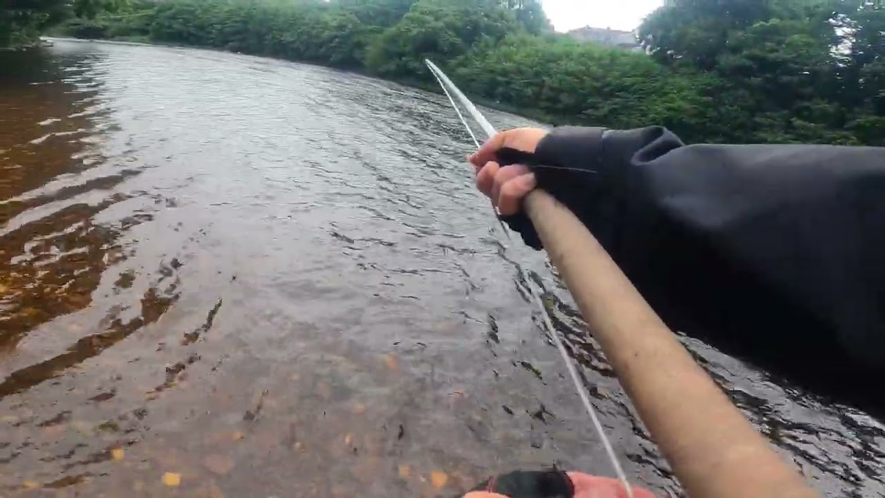 Salmon fishing on the River Mourne