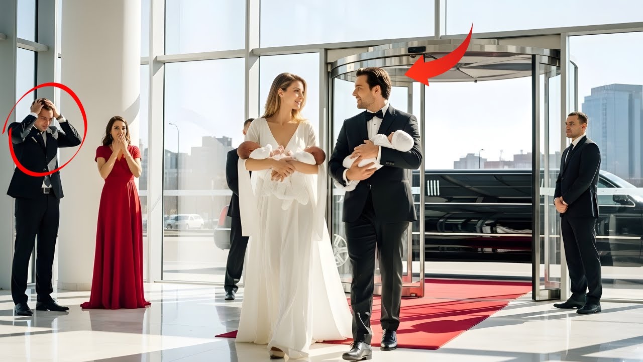 In tears she signed the divorce—he wed a model; she returns as billionaire’s wife with heir triplets
